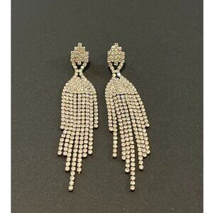 Crystal bridal earrings